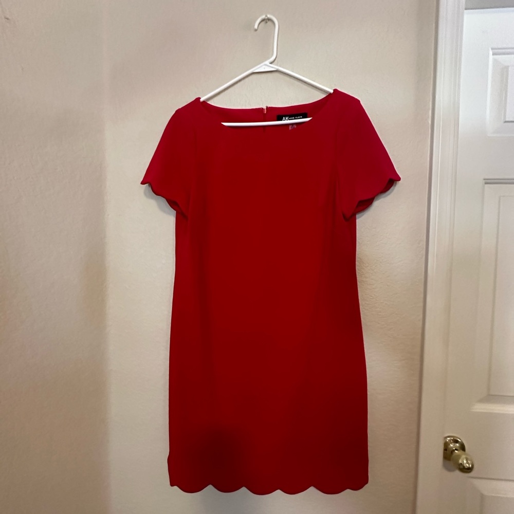 Red Anne Klein Dress M